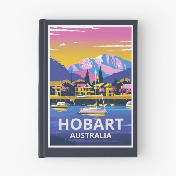 Item preview, A Vintage Travel Art of Hobart - Australia  designed and sold by GoodOldVintage.