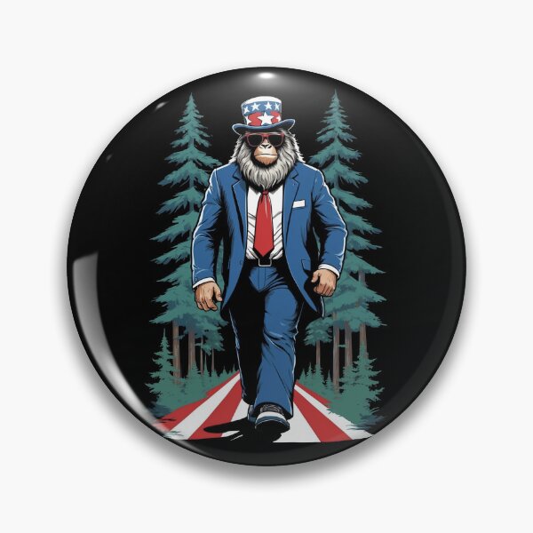 Artikelvorschau, 4th July Bigfoot Patriotic Sasquatch Independence entworfen und verkauft von LuminOrb.