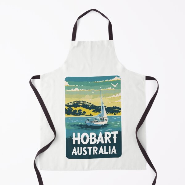 Item preview, A Vintage Travel Art of Hobart - Australia designed and sold by GoodOldVintage.