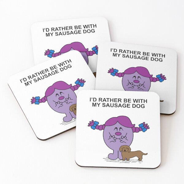 Item preview, Id rather be with my Sausage dog designed and sold by Scat the cat.