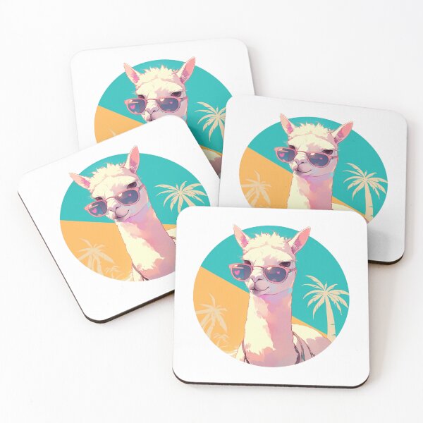 Item preview, Lama at a beach // Cool Lama // Cool Animal // Beach // Chill out // Llama designed and sold by SMARTKIT  DESIGNAGENCY.