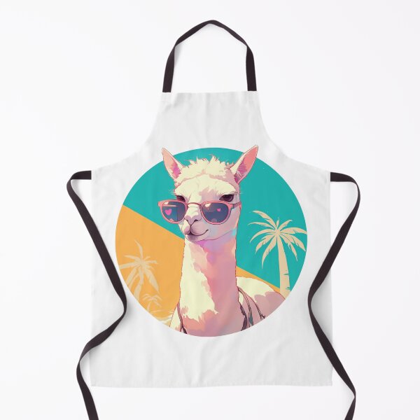 Item preview, Lama at a beach // Cool Lama // Cool Animal // Beach // Chill out // Llama designed and sold by SMARTKIT DESIGNAGENCY.
