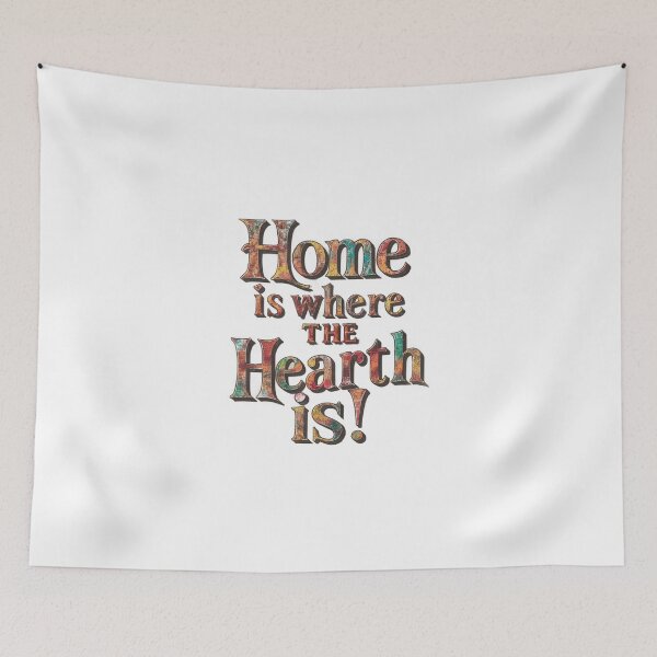 Item preview, Home is where the hearth is!  designed and sold by Gentle40Winks.