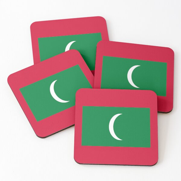 Item preview, National flag of Maldives in the Indian Ocean  designed and sold by Peter Etchells.