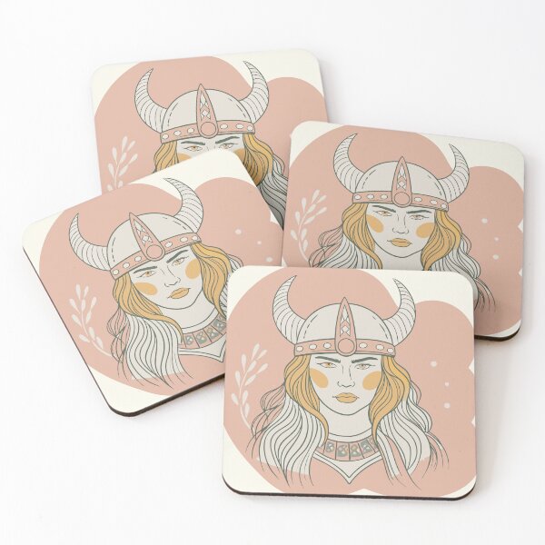 Item preview, Shield Maiden Warrior - Viking Woman Art designed and sold by AgarutanPrint.