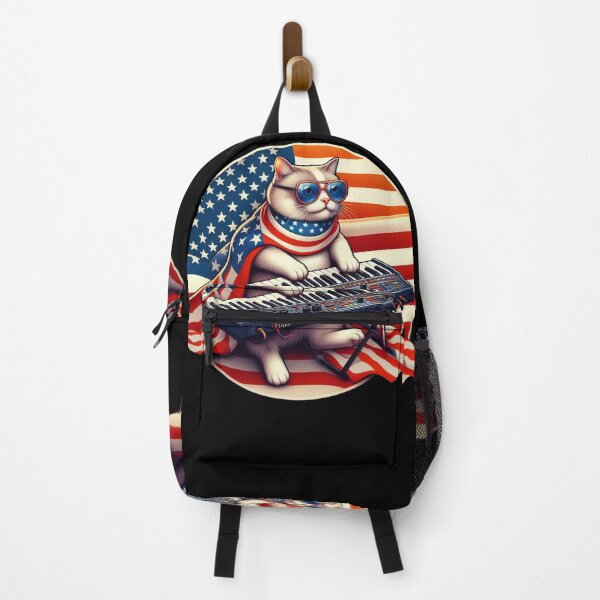 Item preview, Patriotic Synth Cat number 1 designed and sold by MarandSviet.