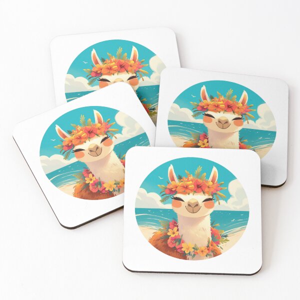 Item preview, Lama at a beach // Cool Lama // Cool Animal // Beach // Chill out // Llama designed and sold by SMARTKIT  DESIGNAGENCY.