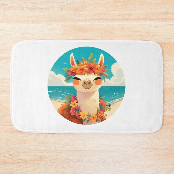 Item preview, Lama at a beach // Cool Lama // Cool Animal // Beach // Chill out // Llama designed and sold by SMARTKIT  DESIGNAGENCY.