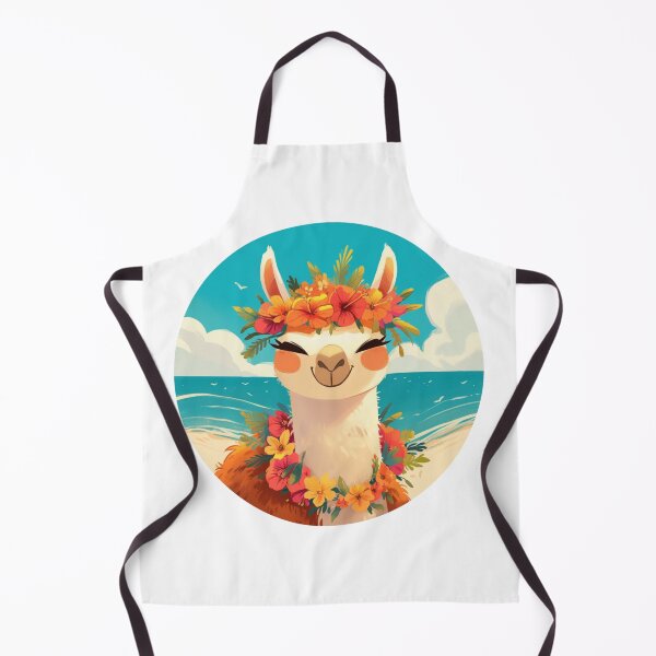 Item preview, Lama at a beach // Cool Lama // Cool Animal // Beach // Chill out // Llama designed and sold by SMARTKIT DESIGNAGENCY.