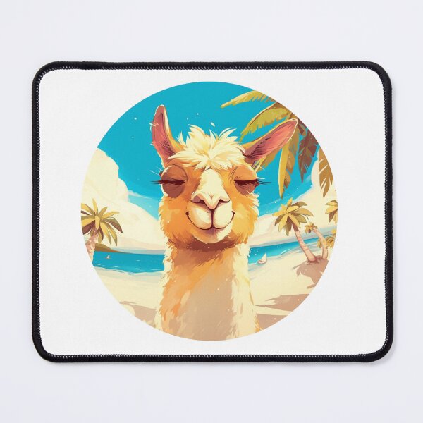 Item preview, Lama at a beach // Cool Lama // Cool Animal // Beach // Chill out // Llama designed and sold by SMARTKIT  DESIGNAGENCY.