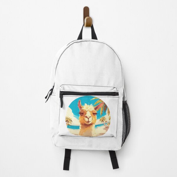 Item preview, Lama at a beach // Cool Lama // Cool Animal // Beach // Chill out // Llama designed and sold by SMARTKIT DESIGNAGENCY.