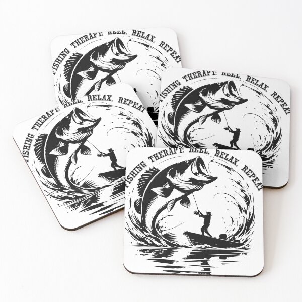 Item preview, Fisherman catching fish designed and sold by rich4Design.