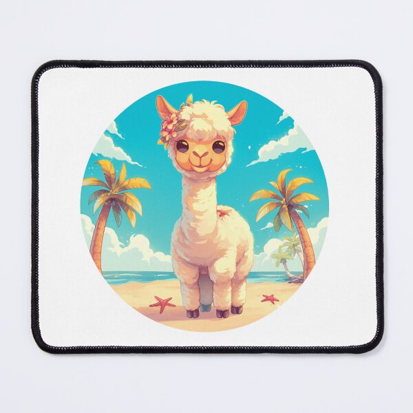 Item preview, Lama at a beach // Cool Lama // Cool Animal // Beach // Chill out // Llama designed and sold by SMARTKIT  DESIGNAGENCY.