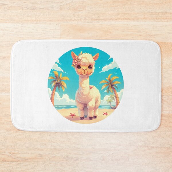 Item preview, Lama at a beach // Cool Lama // Cool Animal // Beach // Chill out // Llama designed and sold by SMARTKIT  DESIGNAGENCY.