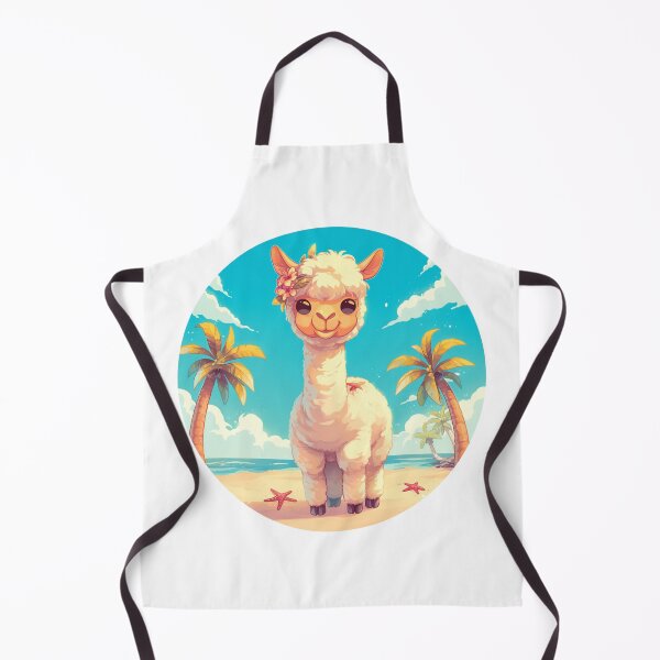 Item preview, Lama at a beach // Cool Lama // Cool Animal // Beach // Chill out // Llama designed and sold by SMARTKIT DESIGNAGENCY.