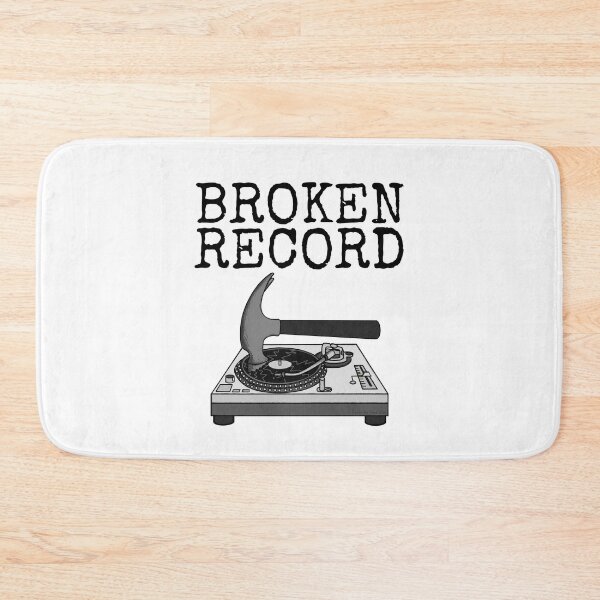Item preview, Broken Record, DJ Music Producer Musician Sarcasm Funny designed and sold by doodlerob.