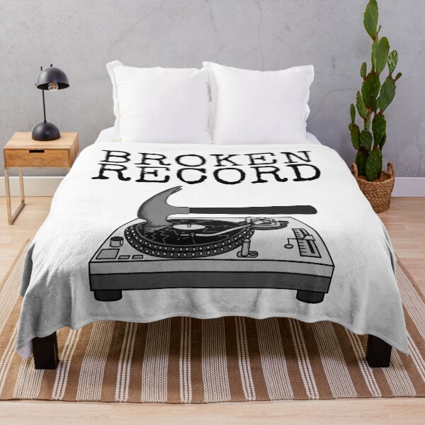 Item preview, Broken Record, DJ Music Producer Musician Sarcasm Funny designed and sold by doodlerob.