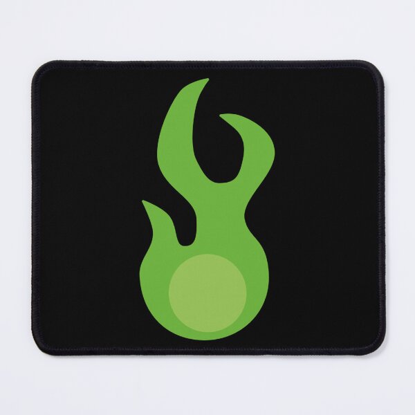 Item preview, Green Fire Icon designed and sold by galaxydaydreams.