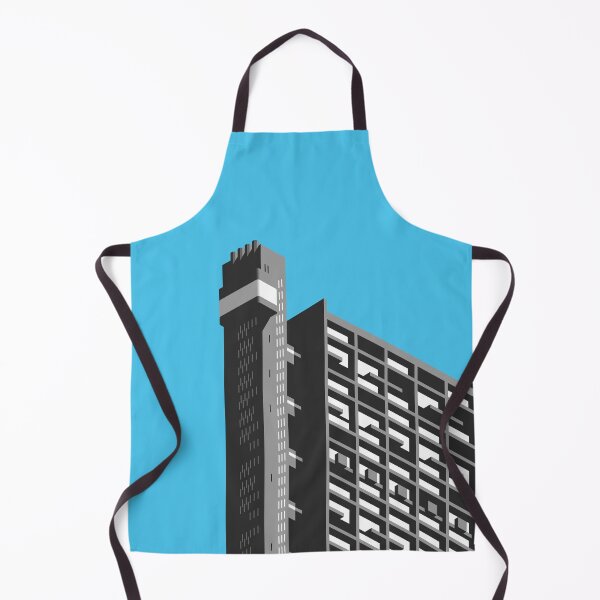 Item preview, Trellick Tower Isometric Minimal Cyan designed and sold by VoodooCircus.