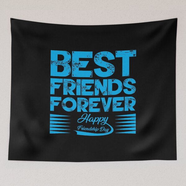 Item preview, World Friendship Day: Best Friends forever Typography Exclusive T-Shirts designed and sold by Techflare.