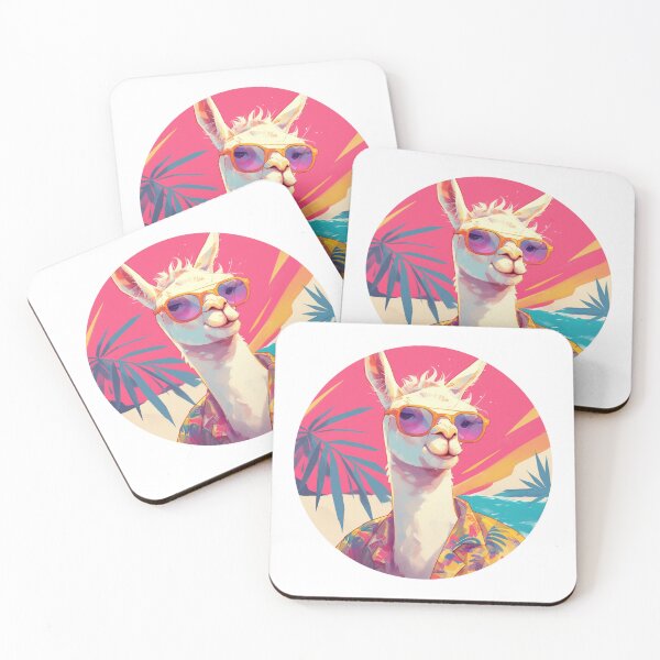 Item preview, Lama at a beach // Cool Lama // Cool Animal // Beach // Chill out // Llama designed and sold by SMARTKIT  DESIGNAGENCY.