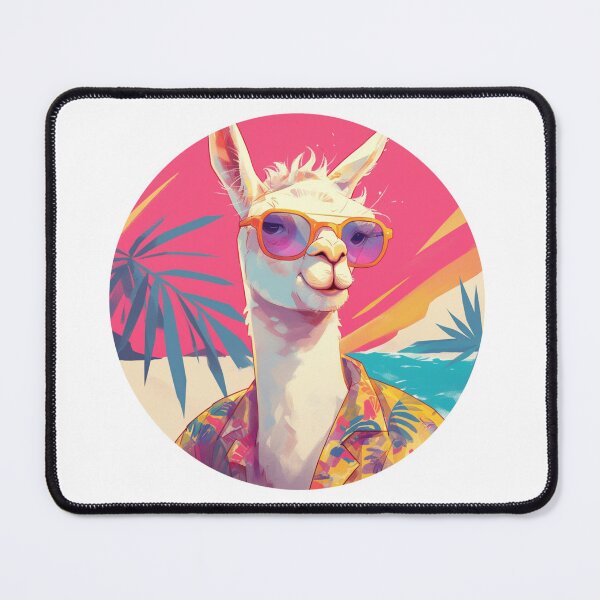 Item preview, Lama at a beach // Cool Lama // Cool Animal // Beach // Chill out // Llama designed and sold by SMARTKIT  DESIGNAGENCY.