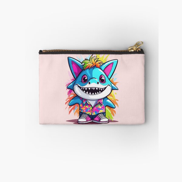 Item preview, Retro "80s Cartoon Shark" Design - Dive into Nostalgia designed and sold by InwzaDesign.