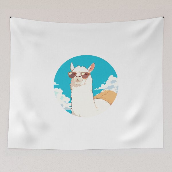 Item preview, Lama at a beach // Cool Lama // Cool Animal // Beach // Chill out // Llama designed and sold by SMARTKIT  DESIGNAGENCY.