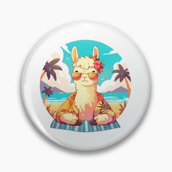 Item preview, Lama at a beach // Cool Lama // Cool Animal // Beach // Chill out // Llama designed and sold by SMARTKIT  DESIGNAGENCY.