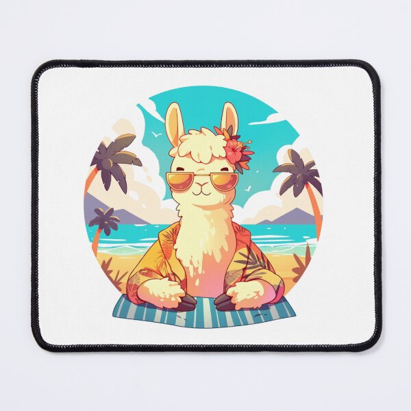 Item preview, Lama at a beach // Cool Lama // Cool Animal // Beach // Chill out // Llama designed and sold by SMARTKIT  DESIGNAGENCY.