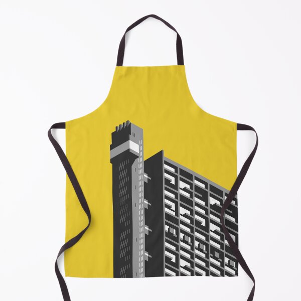 Item preview, Trellick Tower Isometric Minimal Mustard designed and sold by VoodooCircus.
