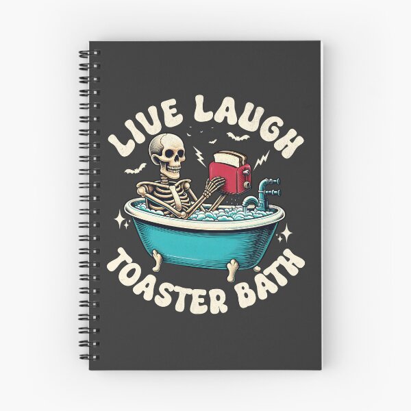 Item preview, Live Laugh Toaster Bath - Bathing Skeleton designed and sold by Beanster-nl.