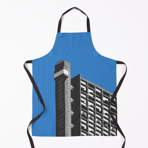 Item preview, Trellick Tower Isometric Minimal Navy designed and sold by VoodooCircus.