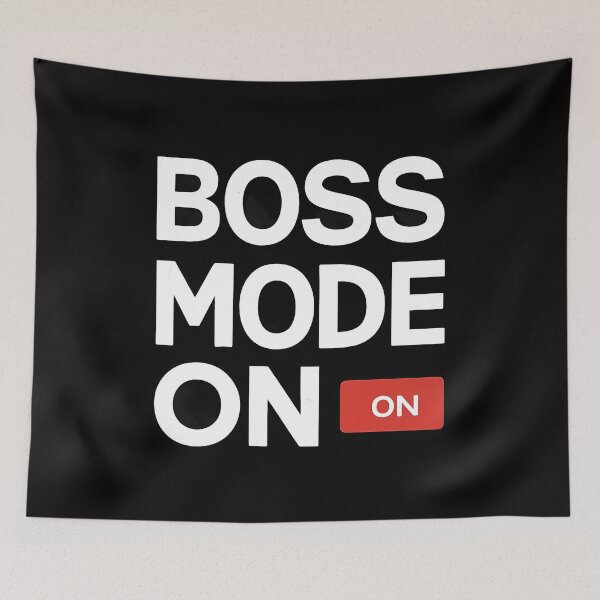Item preview, BOSS MODE ON Design designed and sold by simaso.