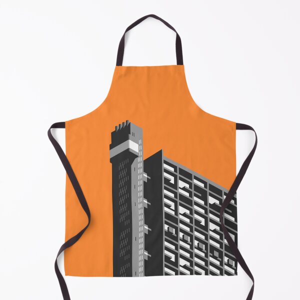Item preview, Trellick Tower Isometric Minimal Orange designed and sold by VoodooCircus.