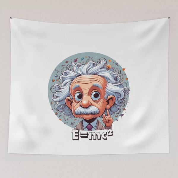 Item preview,  Albert Einstein Portrait designed and sold by MusesWhispers.