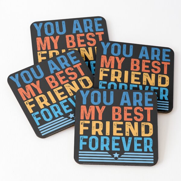 Item preview, Happy Friendship Day: You Are My Best Friend Forever Typography T-Shirts designed and sold by Techflare.