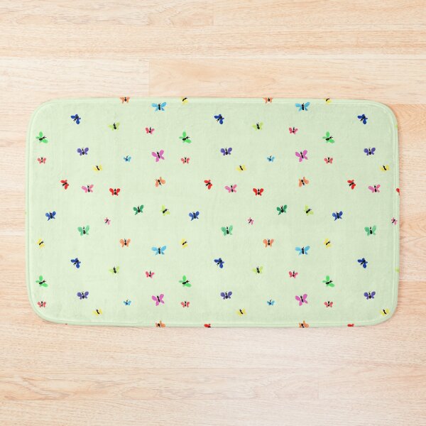 Item preview, Small butterflies on light green designed and sold by by Mònica Roca.