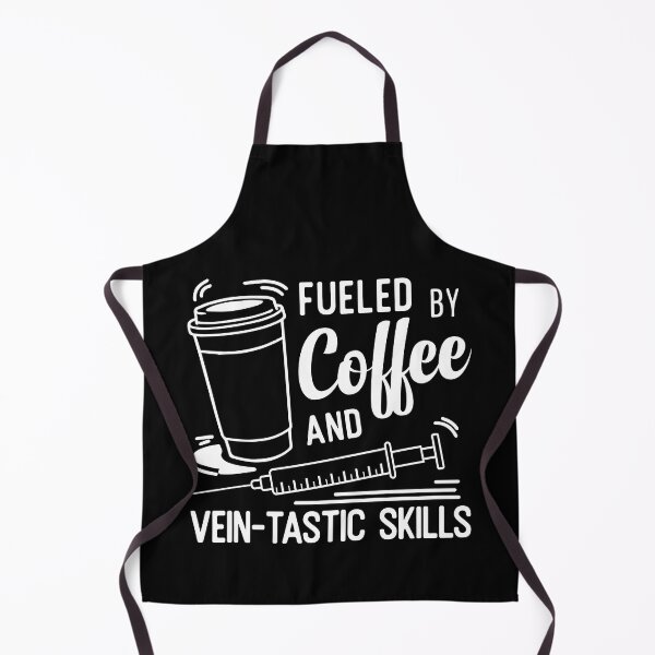 Item preview, Fueled by Coffee and Vein-tastic skills Funny Phlebotomist Nurse designed and sold by Designer-Girl.