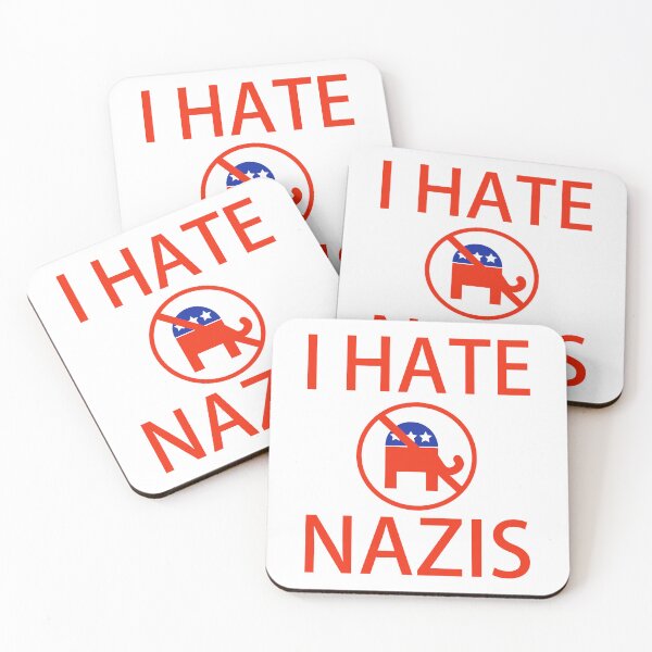 Item preview, I hate Nazis anti MAGA Republicans design  designed and sold by Rachel the Artist .