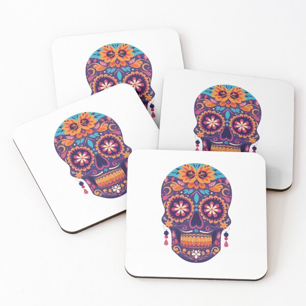 Item preview, Dia de los Muertos Sugar skull designed and sold by Coastal Garden Design Studio.