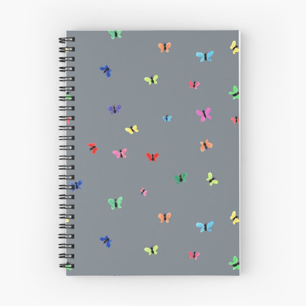 Item preview, Small butterflies on grey designed and sold by by Mònica Roca.