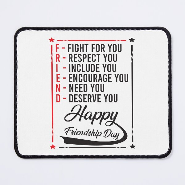 Item preview, Happy Friendship Day: Friends Meaning Typography T-Shirts designed and sold by Techflare.