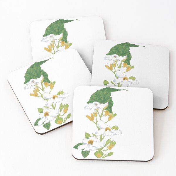 Item preview, Clock vine on transparent background designed and sold by Barbara Botanica Australis.