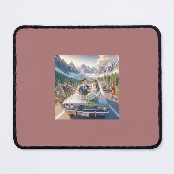 Item preview, Alpine Love Just Married on Mountain Peaks designed and sold by choder61.