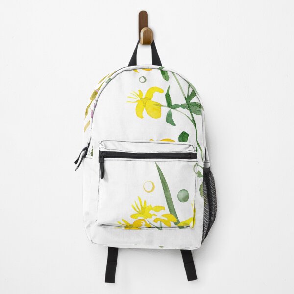 Item preview, Watercolor composition with wildflowers and branches of grass on white background. Hand-drawn illustration	 designed and sold by TanyaKremen.