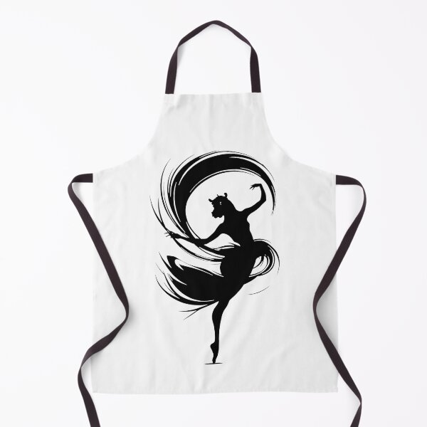 Item preview, Black and White Ballerina Hippo: Graceful Steps from an Unlikely Dancer designed and sold by SplashTastic.