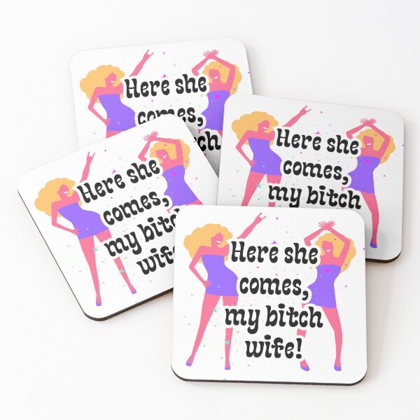Item preview, Here She Comes, My B Wife designed and sold by Parasocialite.