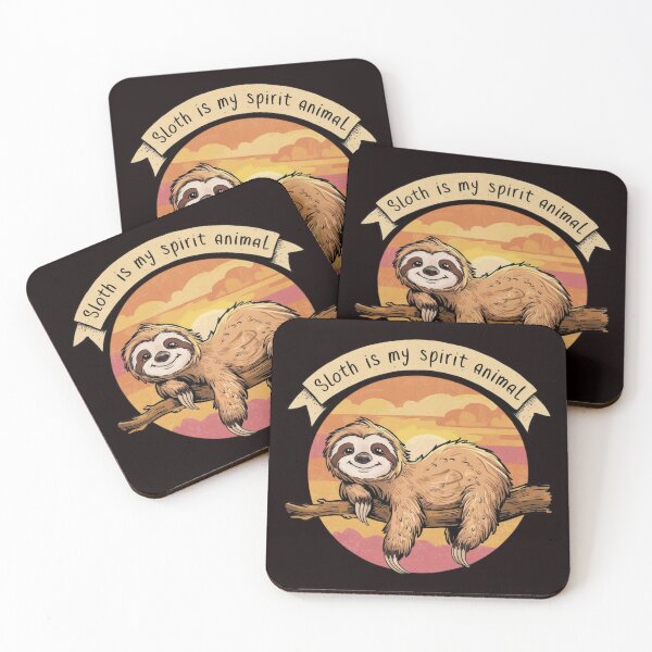 Item preview, sloth lounging designed and sold by aipaint.