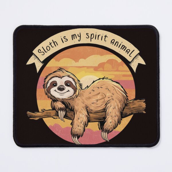 Item preview, sloth lounging designed and sold by aipaint.